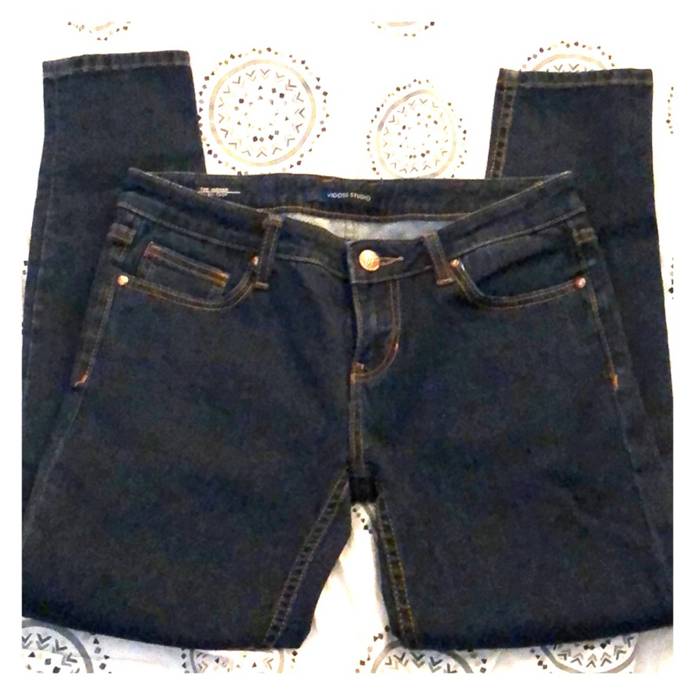 Skinny cropped jeans